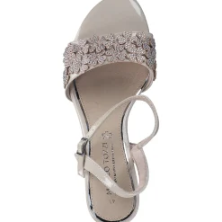 Marco Tozzi 88300, Plateau-Sandaletten, Damen, Beige (Powder)