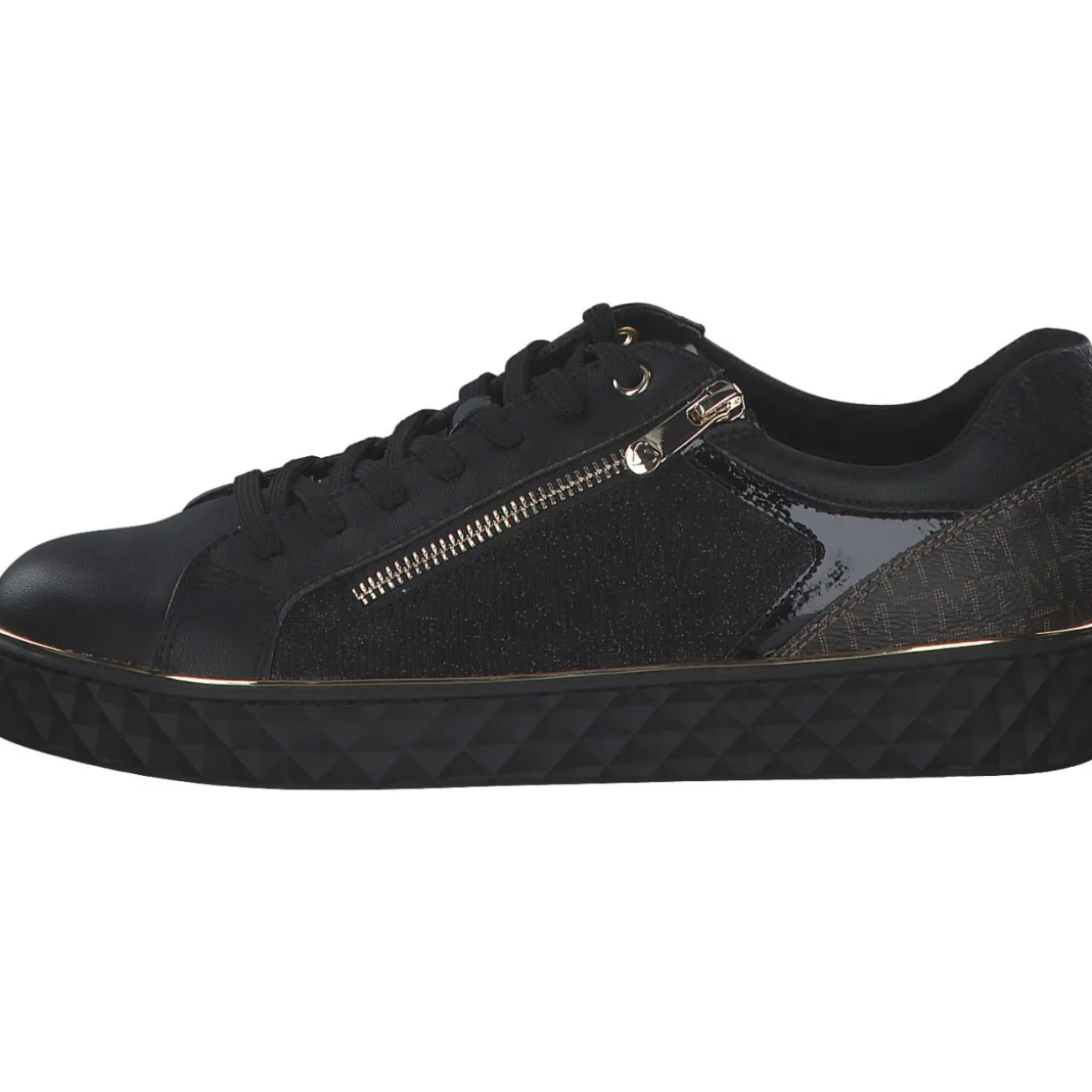 Marco Tozzi 23709, Schnürschuhe, Damen, BLACK COMB