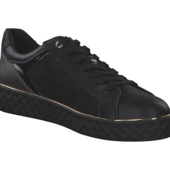 Marco Tozzi 23709, Schnürschuhe, Damen, BLACK COMB