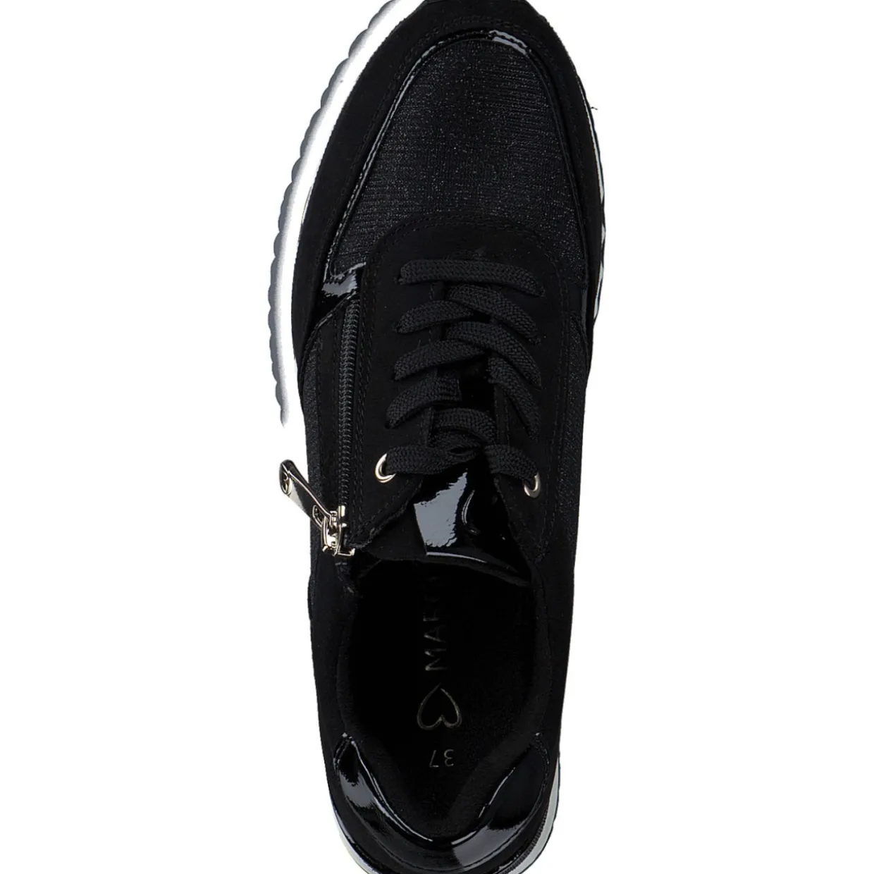 Marco Tozzi 23749, Schnürschuhe, Damen, BLACK COMB