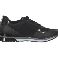 Marco Tozzi 2-23713-41/091, Schnürschuhe, Damen, BLACK / GUN MTL