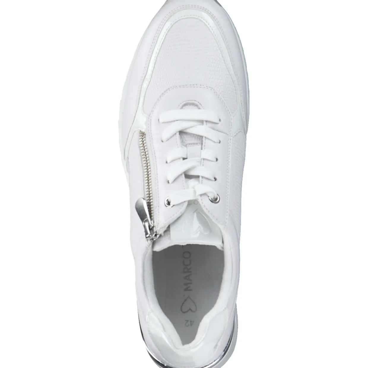 Marco Tozzi 23743, Sneakers Low, Damen, WHITE