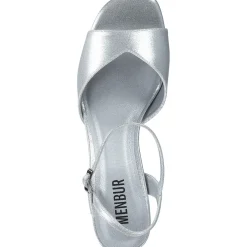 Menbur 25600, Plateau-Sandaletten, Damen, Grau
