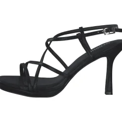 Menbur 24717, Plateau-Sandaletten, Damen, Schwarz