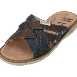 Mustang 4152706, Pantoletten & Badeschuhe, Herren, Blau