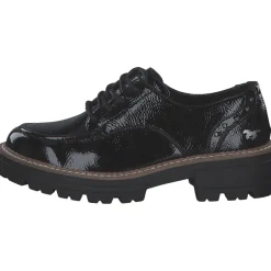 Mustang 1437301-902, Schnürschuhe, Damen, Schwarz (Black)