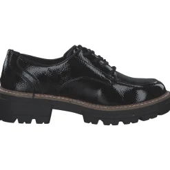 Mustang 1437301-902, Schnürschuhe, Damen, Schwarz (Black)