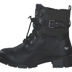 Mustang 1443601-9, Schnürstiefel, Damen, Schwarz