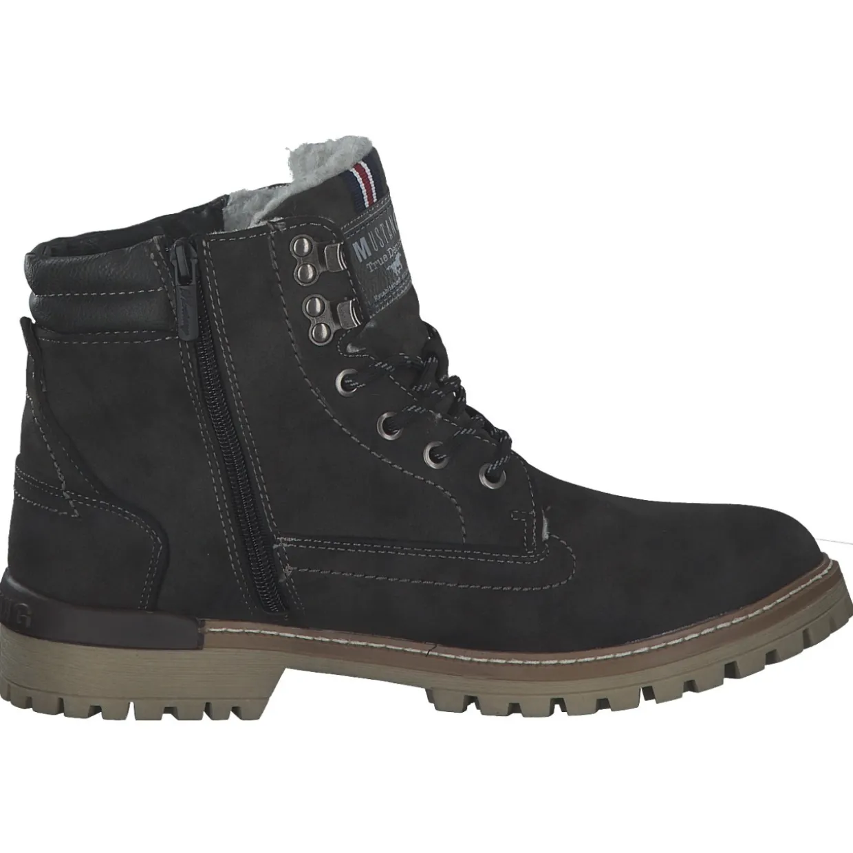 Mustang 4142602, Winterstiefeletten, Herren, Grau