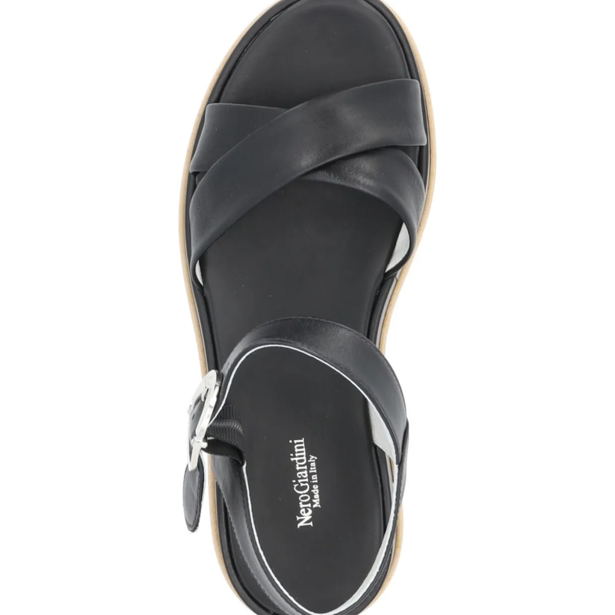 NeroGiardini E410740D, Keilsandaletten, Damen, Schwarz