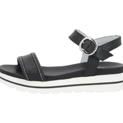 NeroGiardini E307812D, Keilsandaletten, Damen, Schwarz (Black)