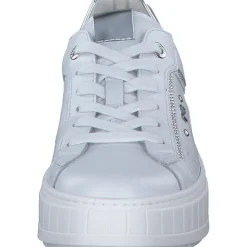 NeroGiardini E513093D, Schnürschuhe, Damen, bianco/argento