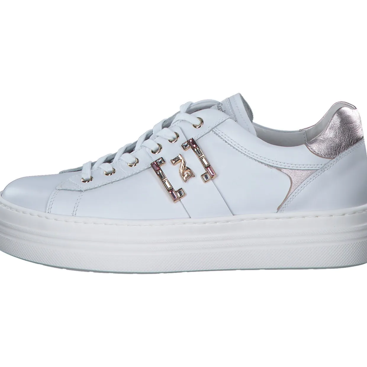 NeroGiardini E409967D, Schnürschuhe, Damen, Weiß