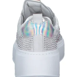 NeroGiardini E409988D, Schnürschuhe, Damen, weiß silber