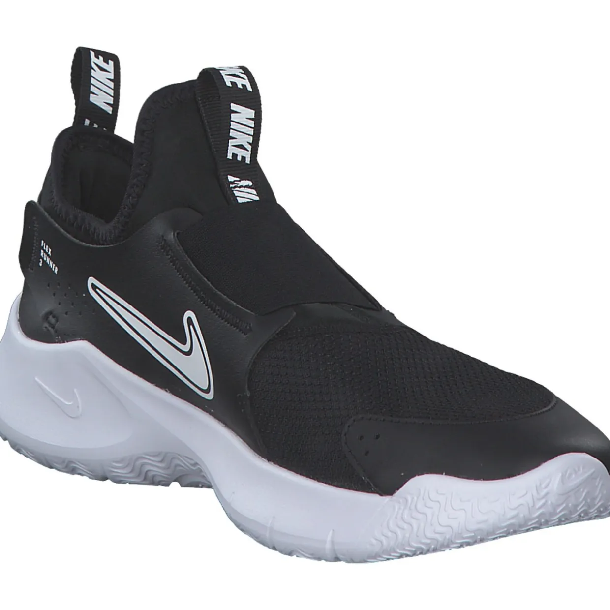 Nike Flex Runner 3 FN1294, Slipper (Kinder), Kinder, Black/White
