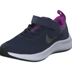 Nike Star Runner 3 DA2777 M, Sneakers Low, Kinder, midnight navy/metallic silver