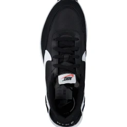 Nike Waffle Debut DH9523, Sneakers Low, Damen, BLACK/WHITE-ORANGE-CLEAR