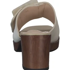 Noa Harmon 9236, Plateau-Pantoletten, Damen, Weiß (Weiß/Beige)