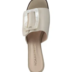 Noa Harmon 9236, Plateau-Pantoletten, Damen, Weiß (Weiß/Beige)