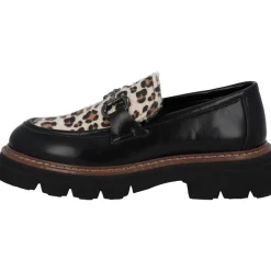 Palado Alyndra, Loafers, Damen, Schwarz/Leo Beige