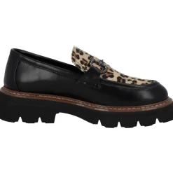 Palado Alyndra, Loafers, Damen, Schwarz/Leo Beige