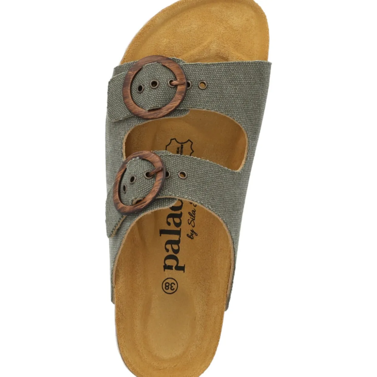 Palado Andeci by Sila Sahin, Pantoletten, Damen, Olive