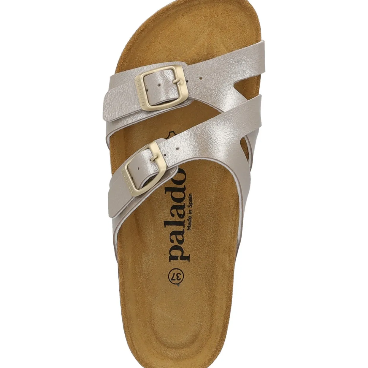 Palado Arrila, Pantoletten, Damen, Beige Metallic