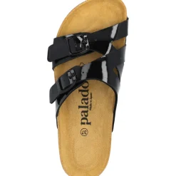 Palado Arrila, Pantoletten, Damen, Schwarz Lack