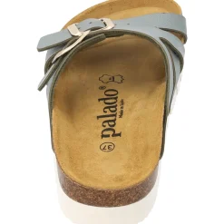 Palado Arrila PL, Plateau-Pantoletten, Damen, Olive Metallic