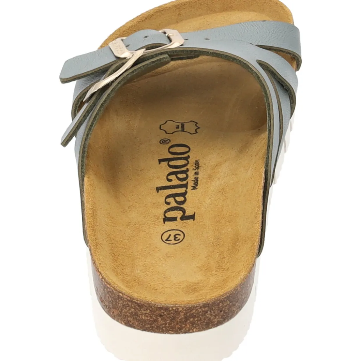 Palado Arrila PL, Plateau-Pantoletten, Damen, Olive Metallic