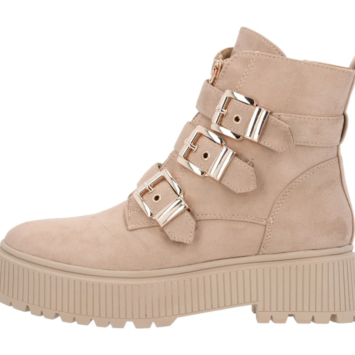 Palado Beyeal, Biker Boots, Damen, Beige