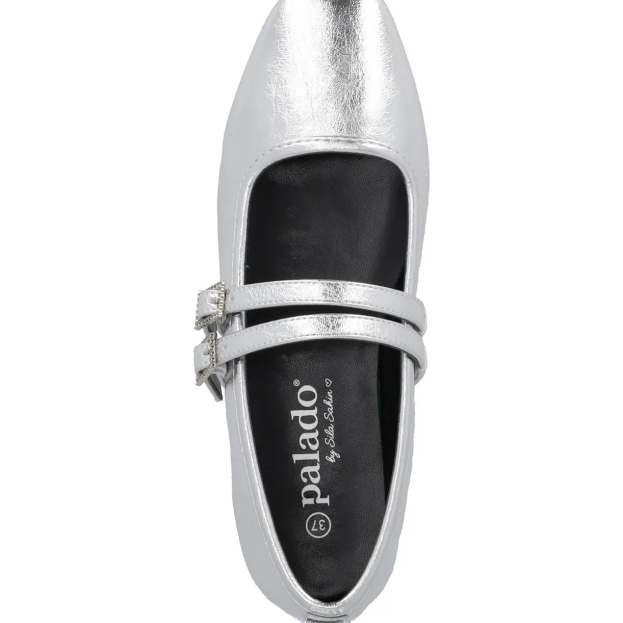 Palado Biaruk by Sila Sahin, Riemchenballerinas, Damen, Silber