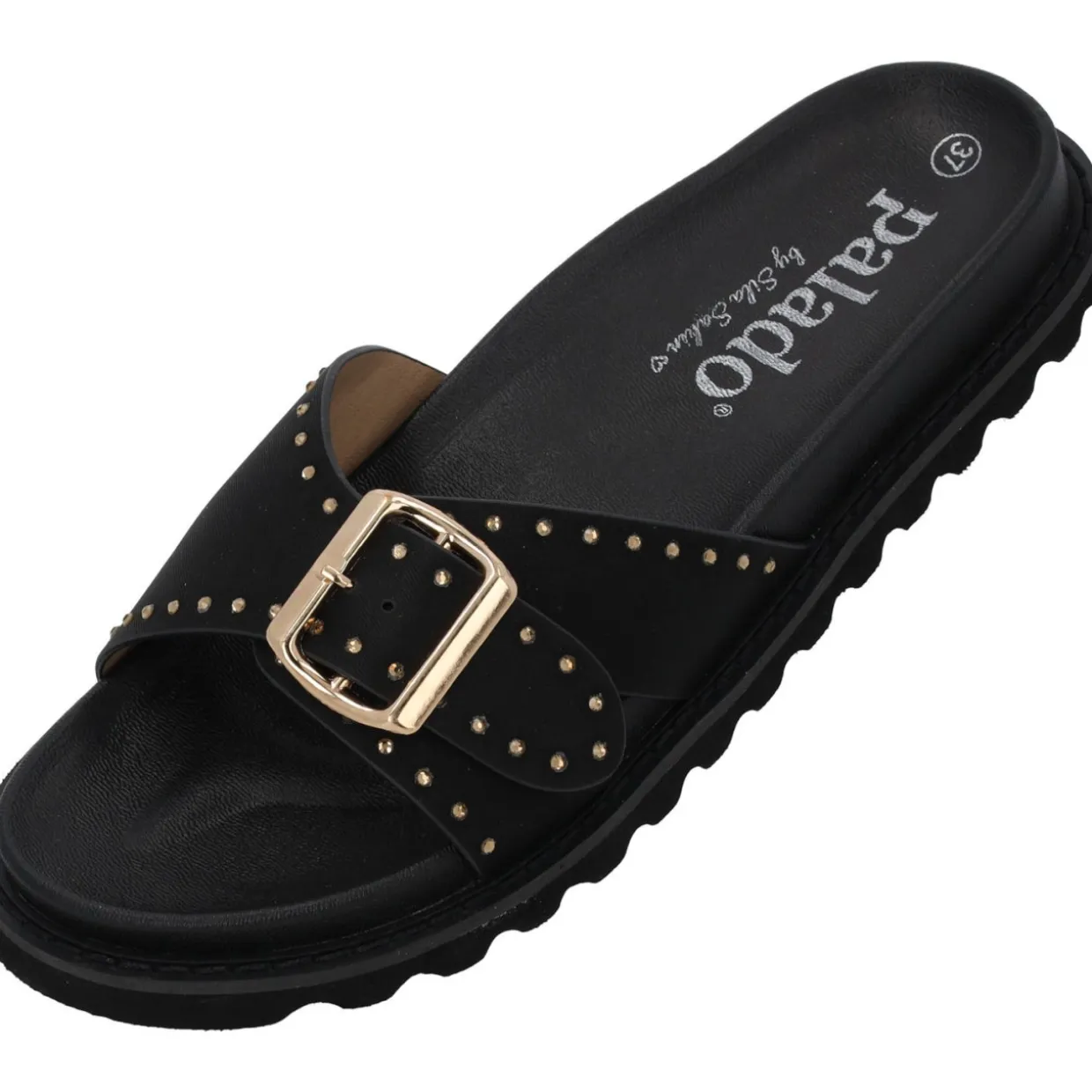 Palado Cirlo by Sila Sahin, Pantoletten & Badeschuhe, Damen, Schwarz