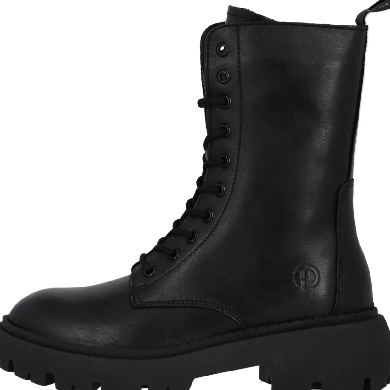 Palado Delos, Schnürstiefel, Damen, Schwarz Glatt