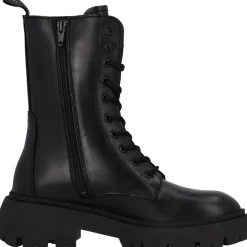 Palado Delos, Schnürstiefel, Damen, Schwarz Glatt
