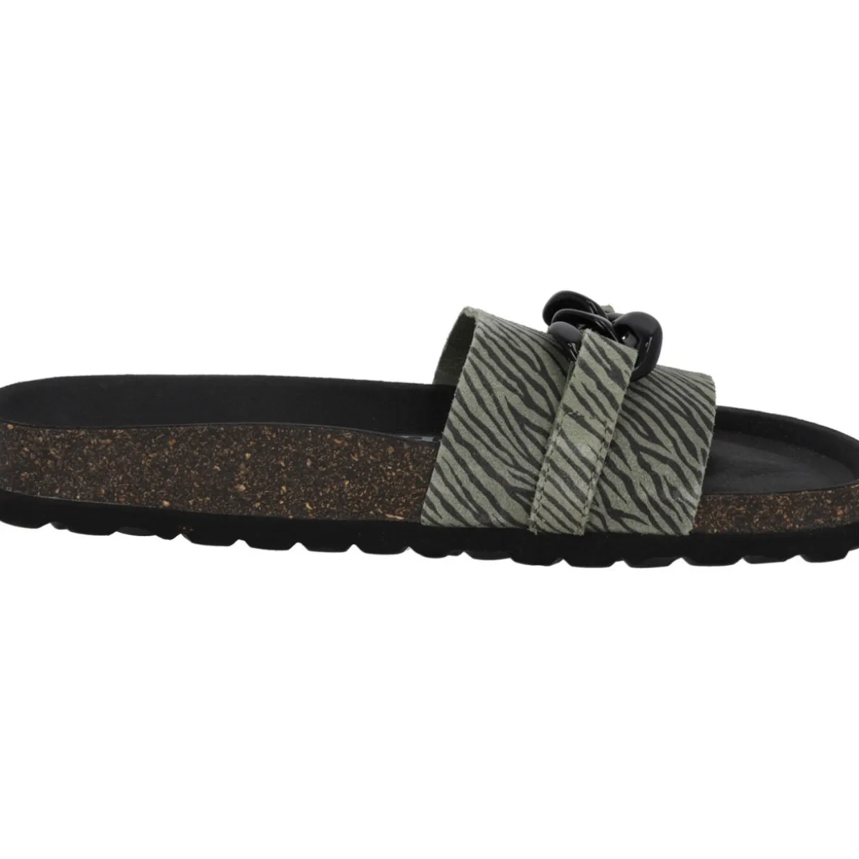 Palado Gozo Zebra, Pantoletten, Damen, Olive