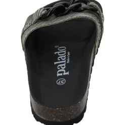 Palado Gozo Zebra, Pantoletten, Damen, Olive