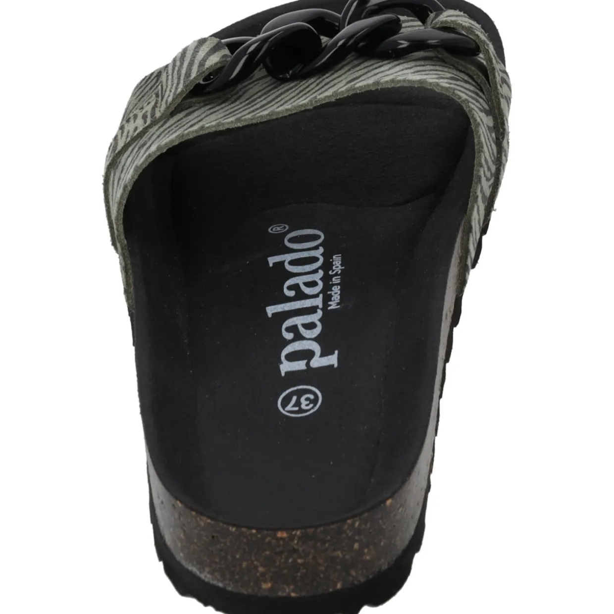 Palado Gozo Zebra, Pantoletten, Damen, Olive