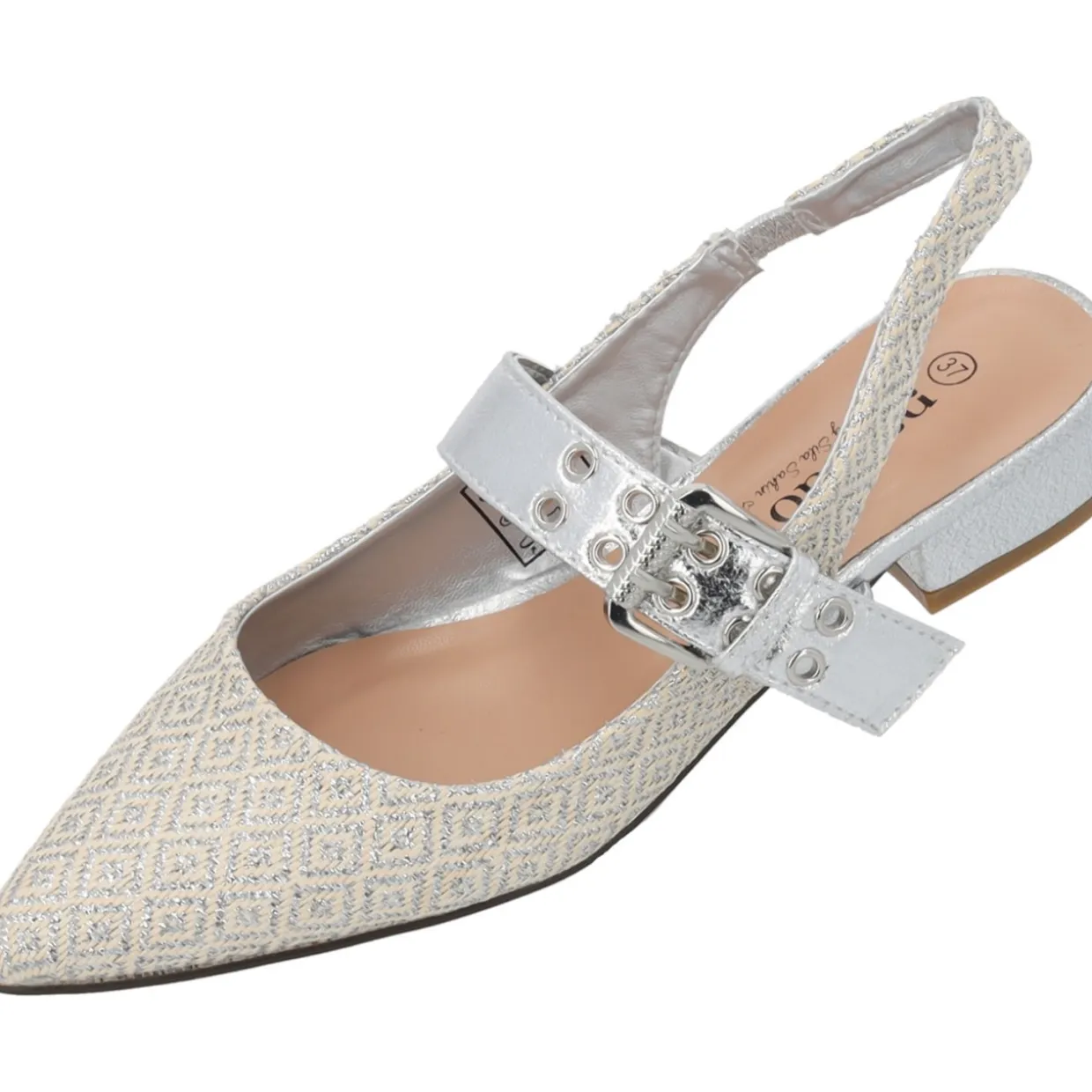 Palado Isdris by Sila Sahin, Riemchensandalen, Damen, Silber