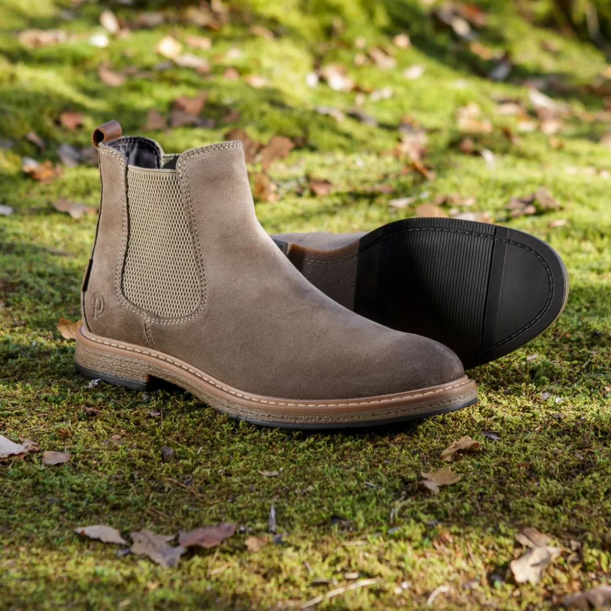 Palado Ivonian, Chelsea Boots, Herren, Taupe