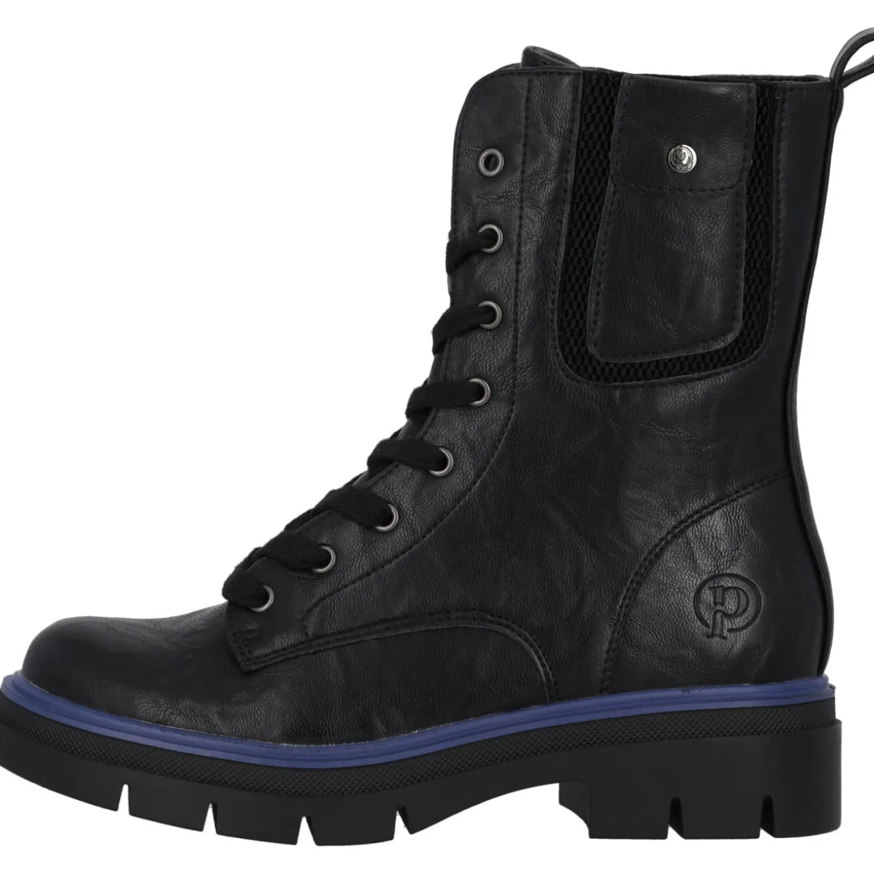Palado Jazzly by Sila Sahin, Schnürstiefel, Damen, Schwarz/Blau