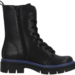 Palado Jazzly by Sila Sahin, Schnürstiefel, Damen, Schwarz/Blau