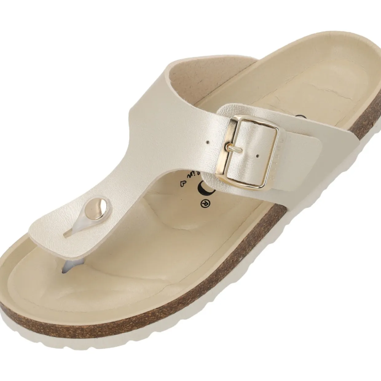 Palado Kos BEGS by Sila Sahin, Zehentrenner, Damen, Gold Metallic