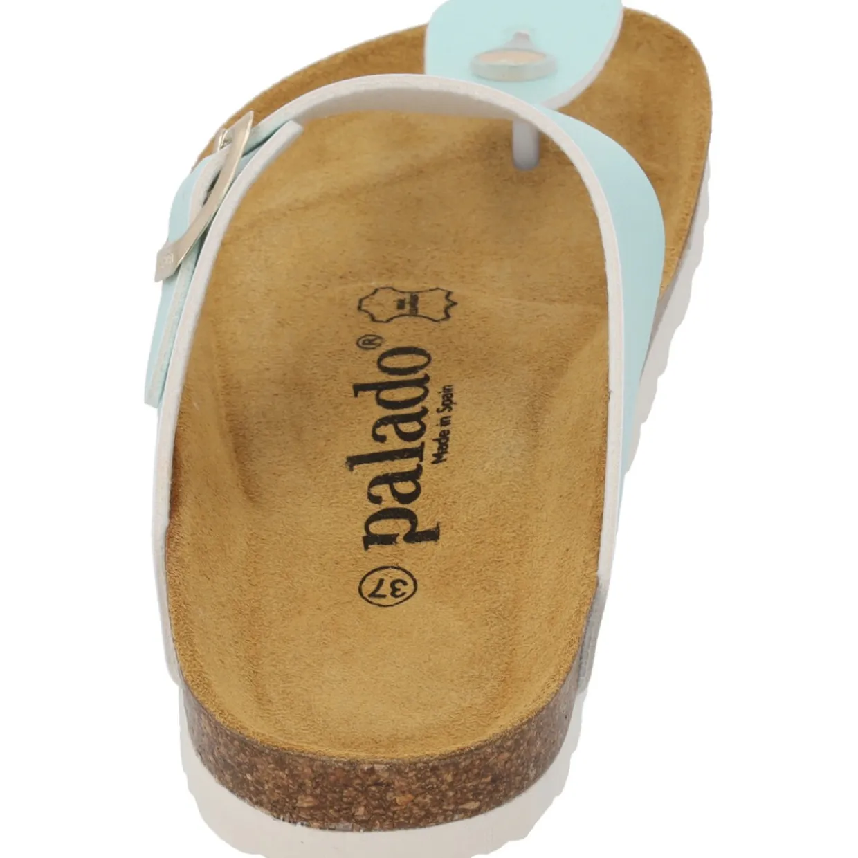 Palado Kos Metallic, Zehentrenner, Damen, Türkis