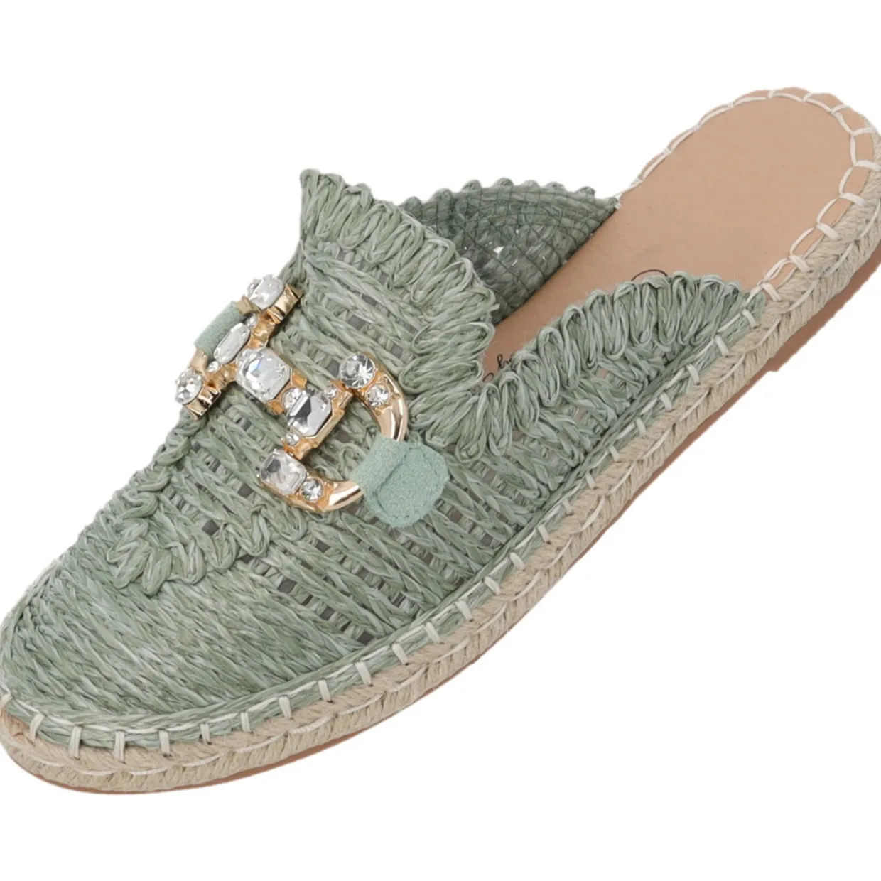 Palado Krisxina by Sila Sahin, Slipper, Damen, Grün
