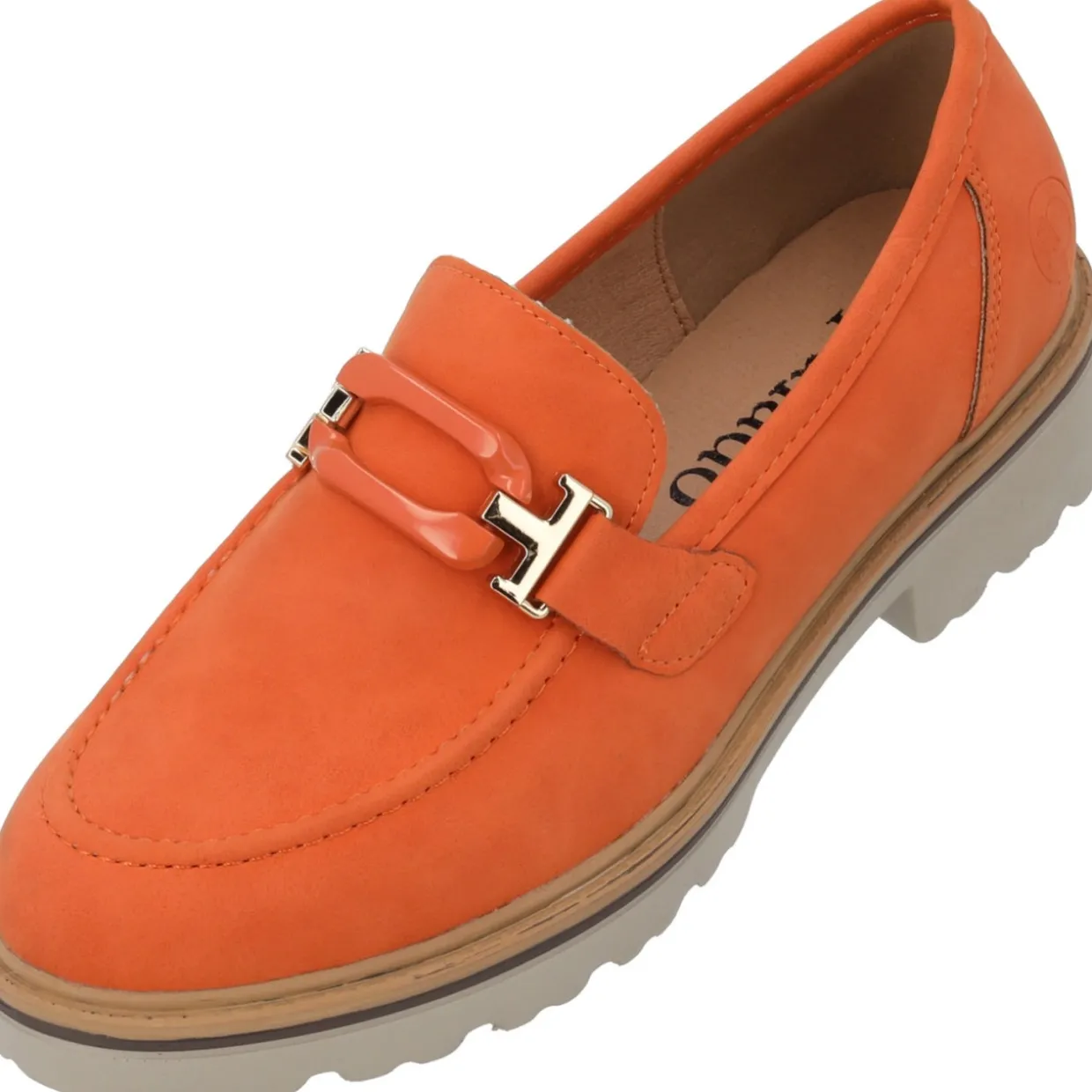 Palado Mungrars, Mokassins, Damen, Orange