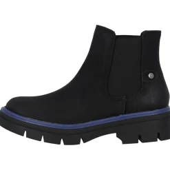 Palado Natlee, Chelsea Boots, Damen, Schwarz/Blau