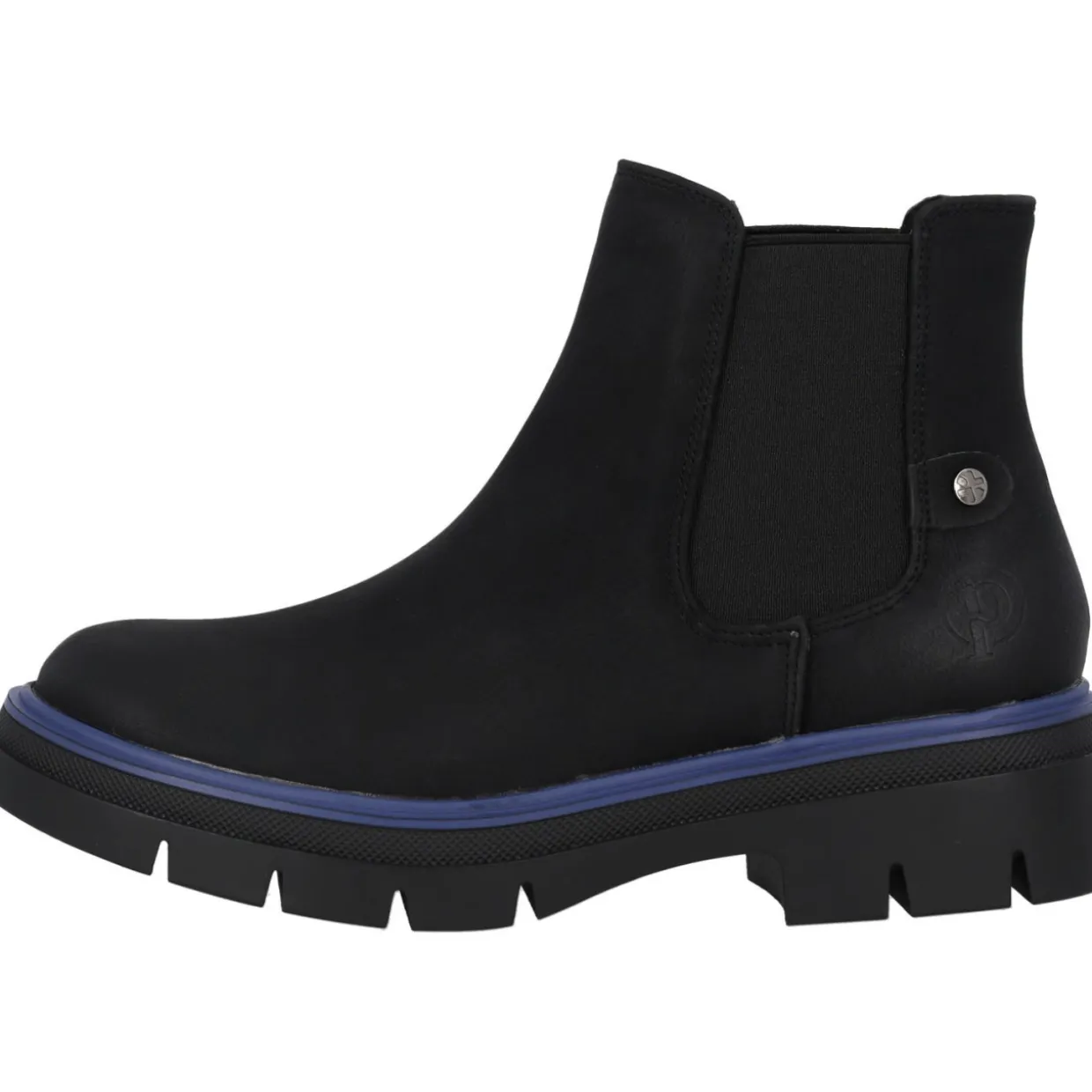 Palado Natlee, Chelsea Boots, Damen, Schwarz/Blau