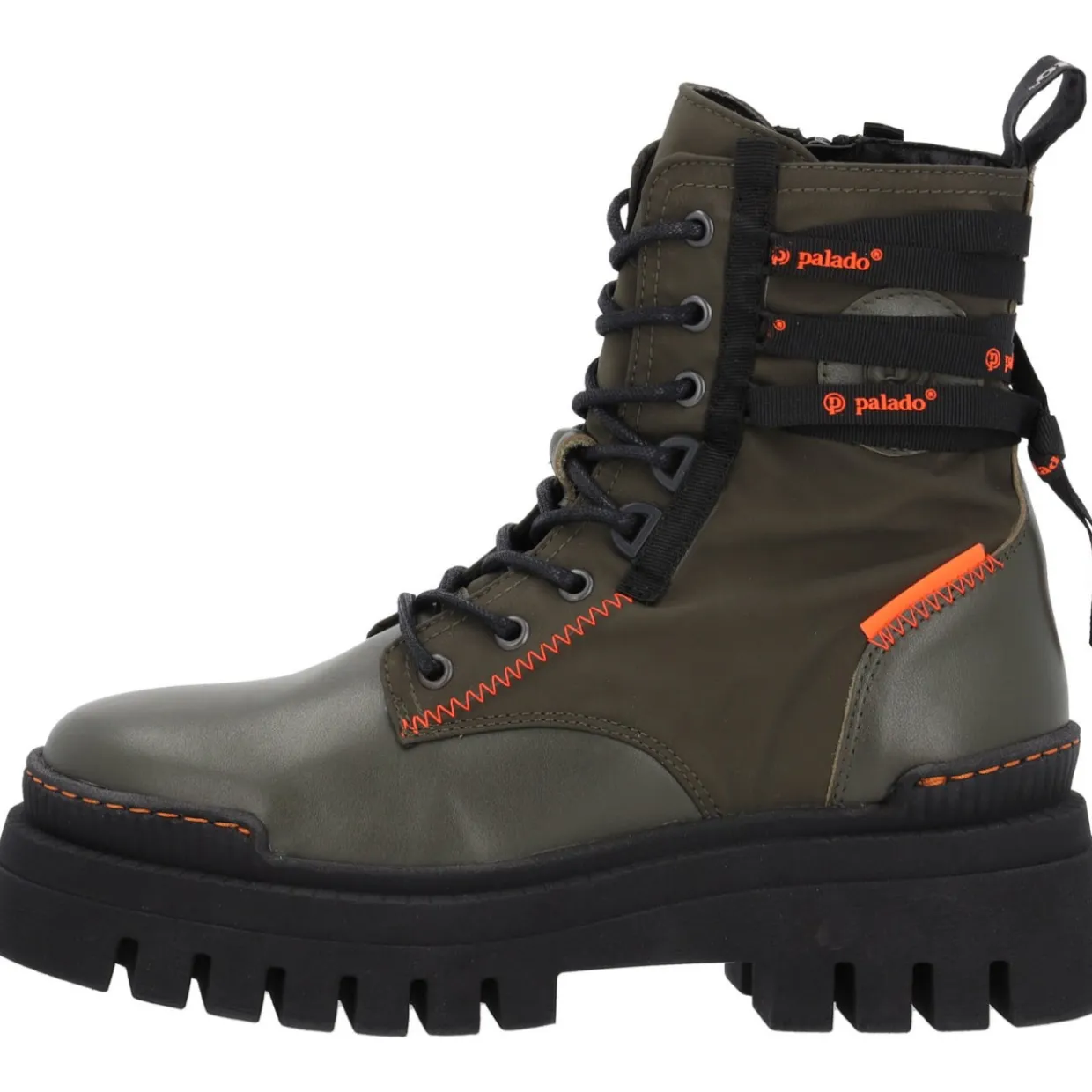 Palado Serifos, Schnürstiefel, Damen, Grün