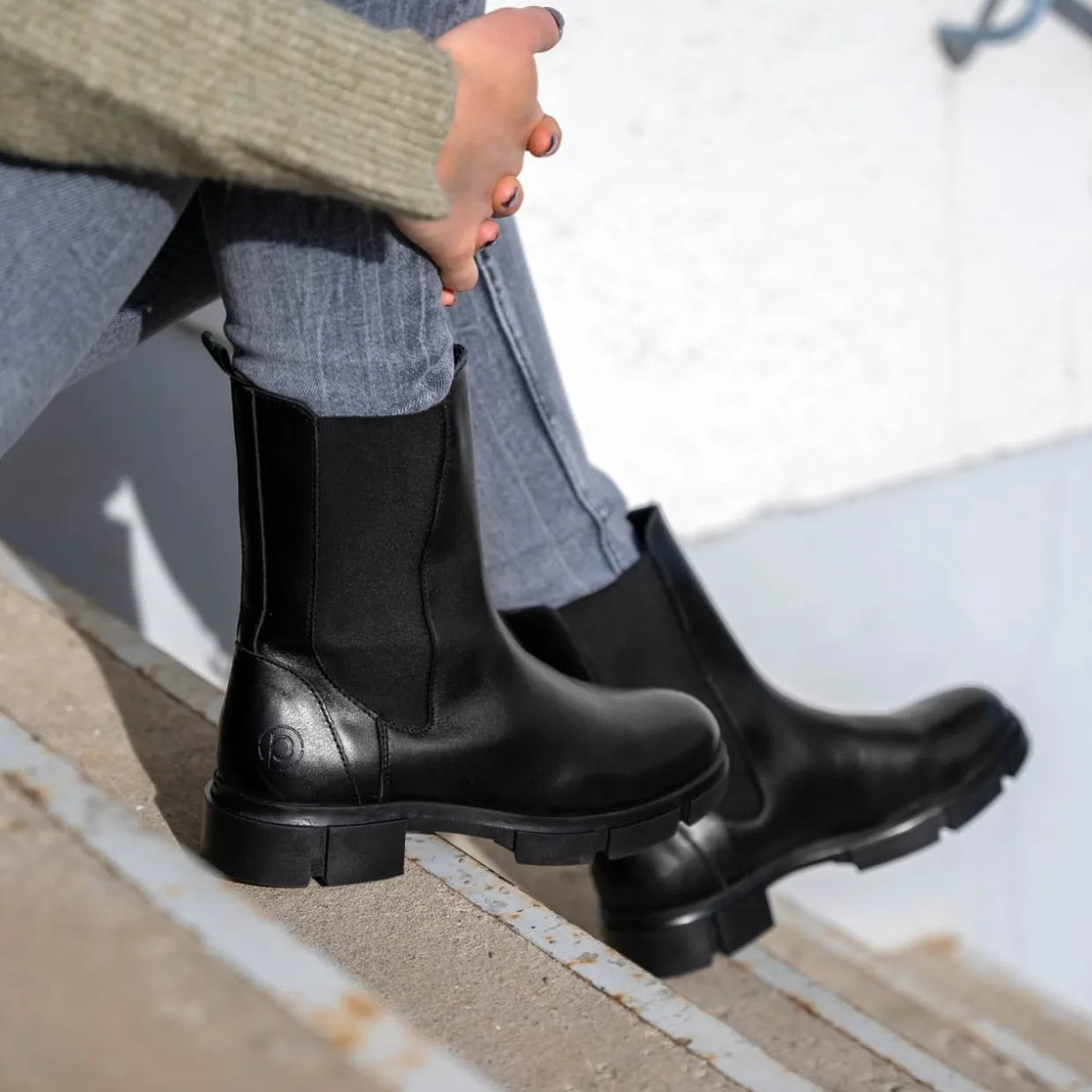 Palado Syros, Chelsea Boots, Damen, Black/Black